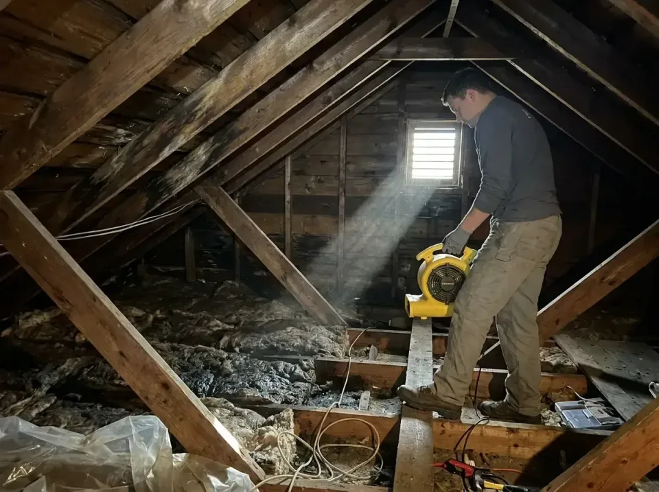 attic-water-damage-drying-proc-007 — frequently asked questions, Emergency Water Extraction & 24/7 Flood Response in Point P…